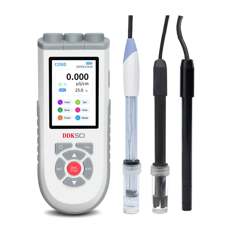 पोर्टेबल पीएच कंडक्टिविटी घुलित ऑक्सीजन मीटर